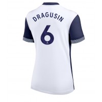 Camiseta Tottenham Hotspur Radu Dragusin #6 Primera Equipación Replica 2024-25 para mujer mangas cortas